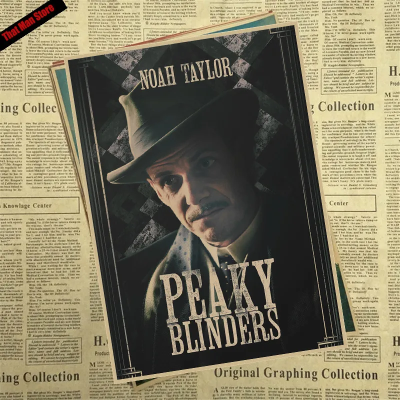 That man Store Peaky blinder фильм крафт-бумага Плакат Бар Кафе Винтаж Высокое качество печать рисунок ядро декоративная живопись