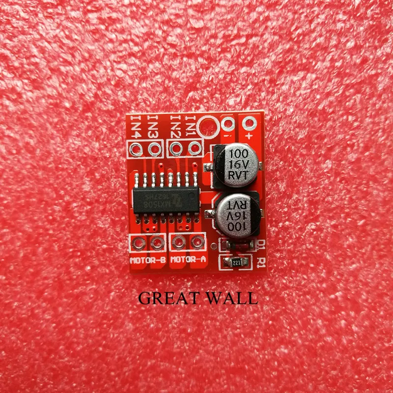 

20pcs 2 DC motor drive module reversing PWM speed dual H bridge stepper motor Mini victory L298N
