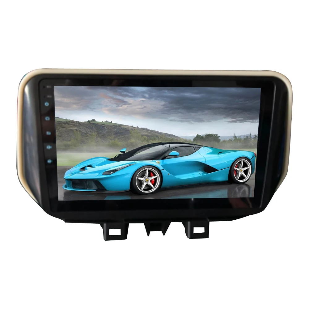 Clearance Sinosmart  Android 8.1 2Din IPS/QLED 2.5D screen car gps radio navigation player for Hyundai santa Fe 2006-2019 5