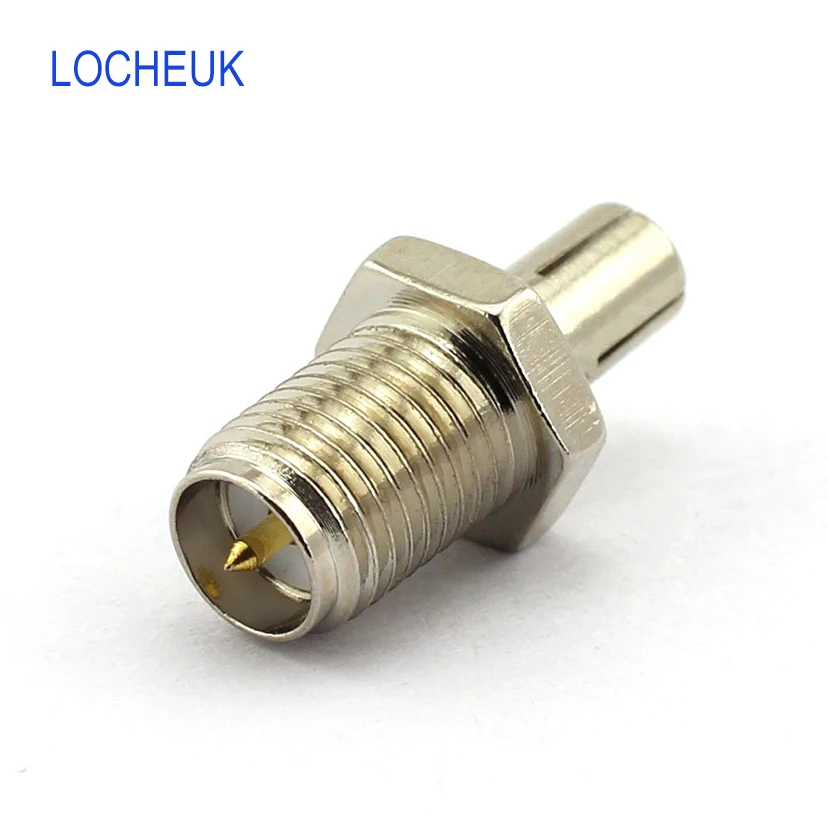 

RP SMA-TS9 Coaxial Coax Jack Adapter RP SMA to TS9 adapter SMA Male to TS9 Plug connector RP SMA Female to TS9 Male Silver
