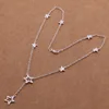 Chaîne de collier en argent plaqué, pendentif de haute qualité, à la mode, vente en gros ► Photo 1/2