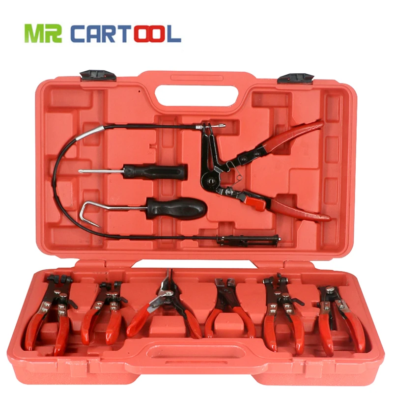 

Universal 9PCS Hose Clip Clamp Set Automotive Flexible Hose Pliers Kit AT2029 Automotive Tool free shipping