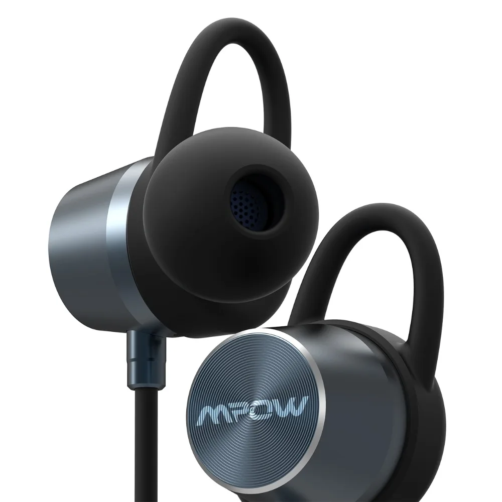 Оригинальные Mpow BH083 Bluetooth 4,1 наушники-вкладыши беспроводные магнитные стерео наушники IPX6 водонепроницаемая Спортивная гарнитура для телефонов