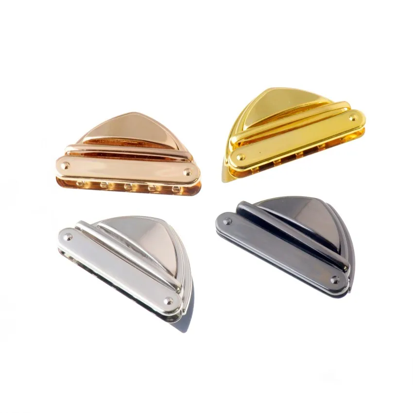 

Free Shipping-5 Sets Gold Tone/ silver tone/ gunmetal Handbag Bag Accessories Purse Twist Turn Lock 34x52mm