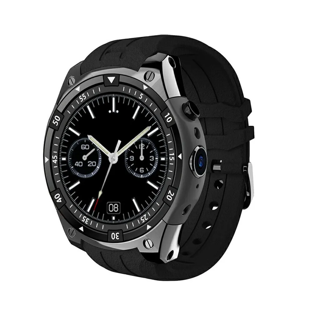 Горячая Распродажа X100 Смарт часы Android 5,1 OS Браслет Smartwatch MTK6580 1," AMOLED Affichage 3g SIM watchs PK Q1 Pro IWO KW18 - Цвет: black