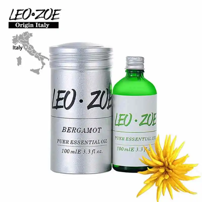 LEOZOE Bergamot Essential Oil Certificate Origin Italy Authentication Aromatherapy High Quality Bergamot Oil 100ML leozoe oregano essential oil certificate of origin libya authentication high quality oregano oil 100ml etherische olie