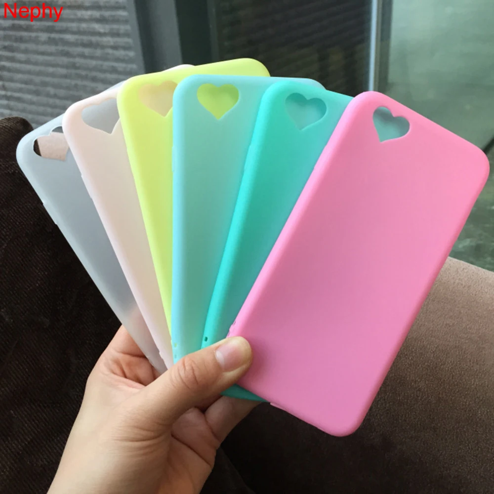 

Nephy Original Soft Silicone Case For iPhone 6s 6 s 5s 5 SE 7 8 Plus 6Plus 6sPlus 7Plus 8Plus Love Hole Cell Phone Back Cover