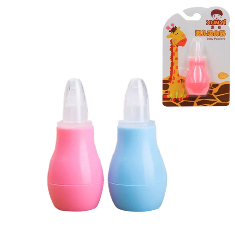 

Hot High Quality Baby Newborns Nasal Vacuum Convenient Fashion Suction Aspirator Healthy Portable Soft Tip Nose Cleaner#266569