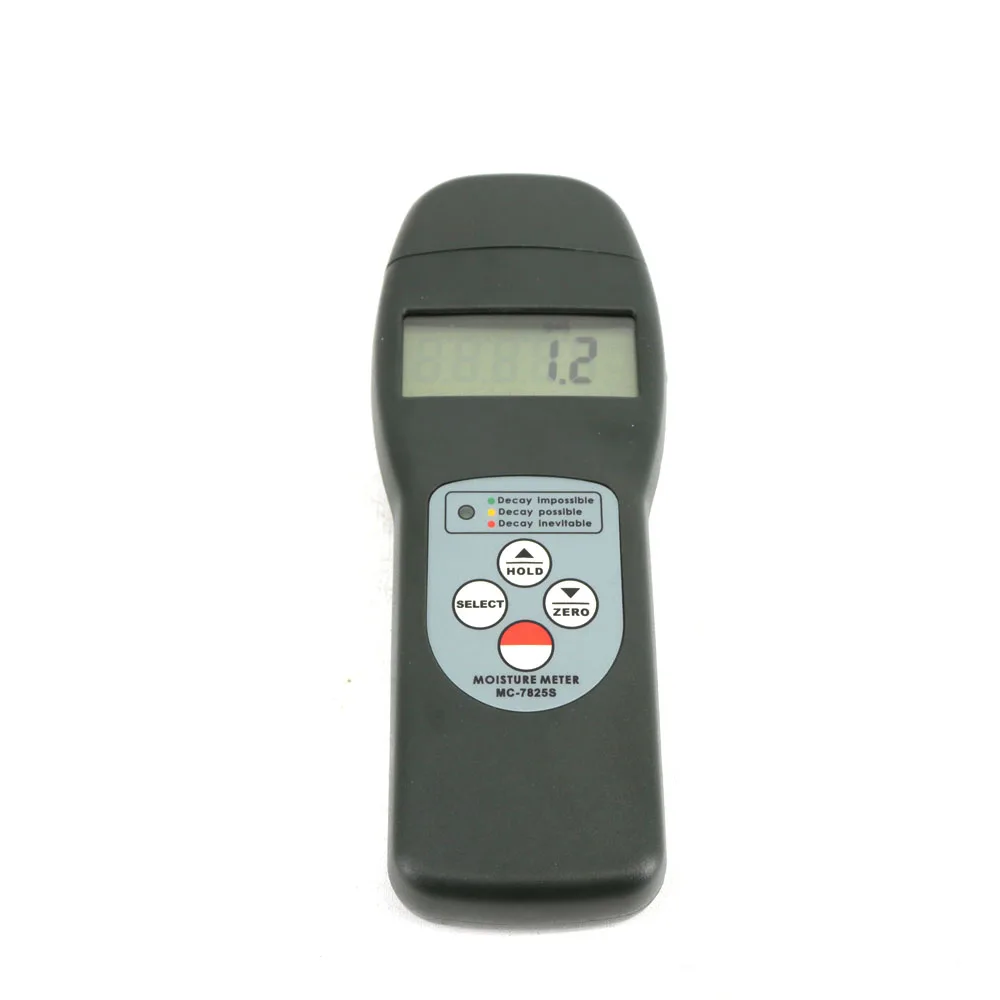 NEW MC 7825S Digital Moisture Meter Tester Wood Fiberglass Concretein
