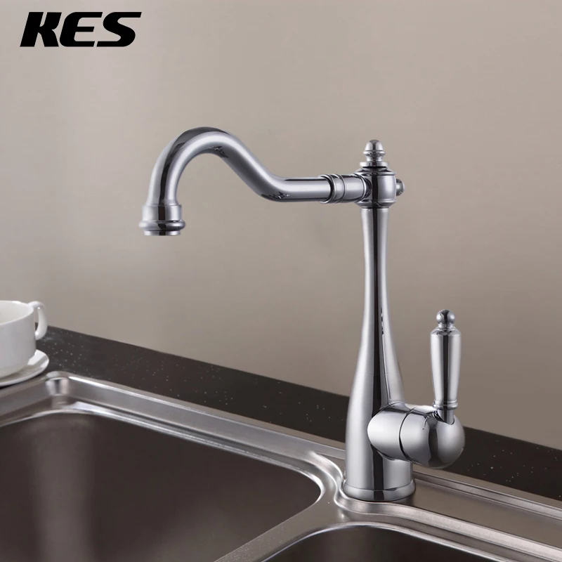 KES L3133 Classic Single Handle High Arc Kitchen Sink ...