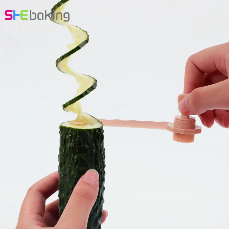 Shebaking 1 шт. морковь спиральная слайсер фрукты овощи чипсы винтовые режущие модели картофель, огурец спиральная резак для приготовления пищи кухонный инструмент