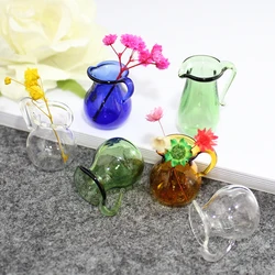 2PCS Coffee Maker wishing Glass Bottle Small Teapot Glass Pots DIY Jewelry Findings