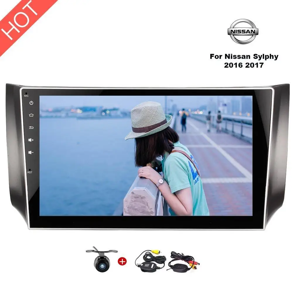2Din Android 7 1 Car Stereo 10 1 Inch HD 1024600 Auto Radio GPS Navigation Head