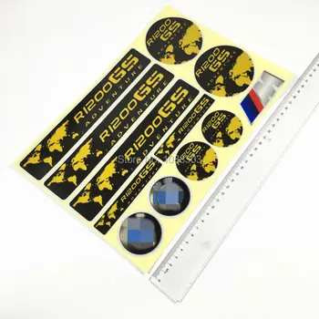 

1 set Motorcycle GS Car Sticker Decals Reflective for ADV R1200GS ADVENTURE F700GS F800GS