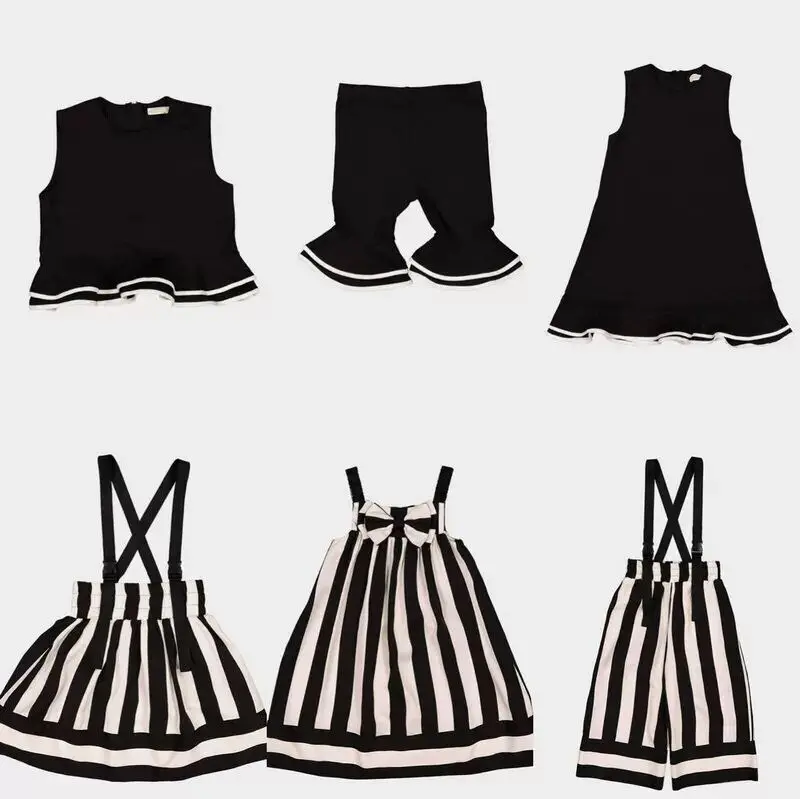 

2019 Summer Girl Dress Modis Princess Children Dresses Stripe Bow Kids Dresses for Girls Fashion Girls Boy Vestido Dress for Kid