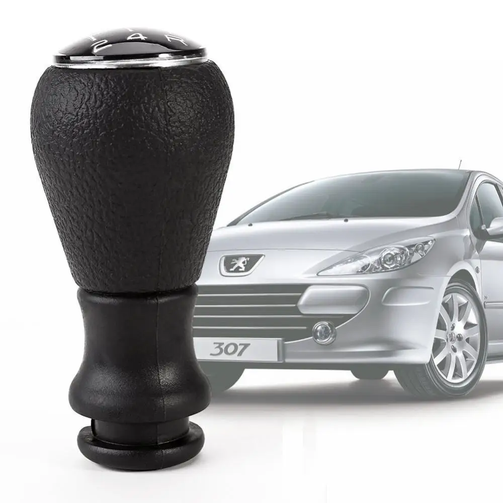 

Adapter For Peugeot Leather Shifter Handle Knobs Stick Shifting Head With