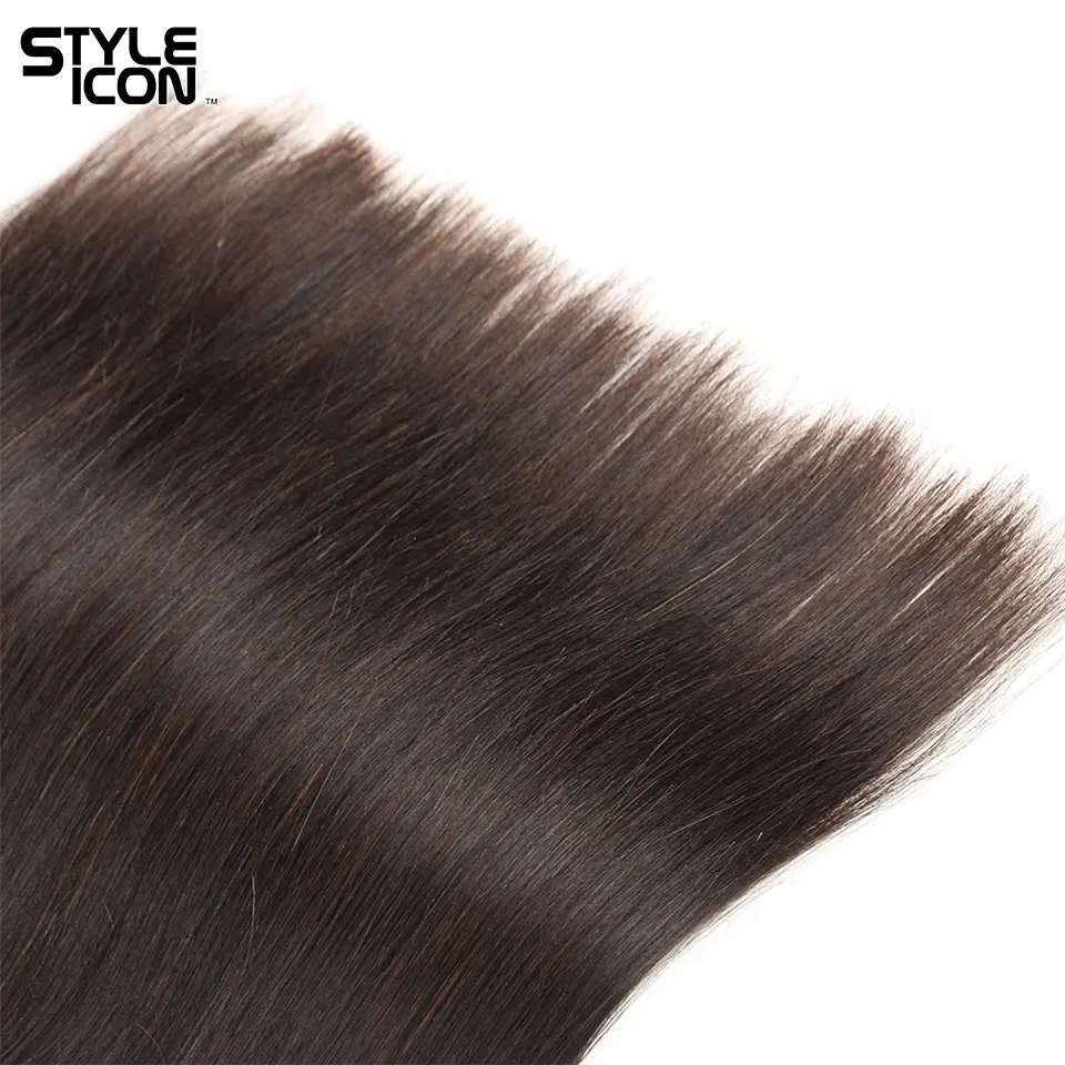 Styleicon волосы индийские прямые человеческие волосы оптом 4 пучка предложения Remy объемные волосы для плетения не утки натуральный черный запутывать бесплатно
