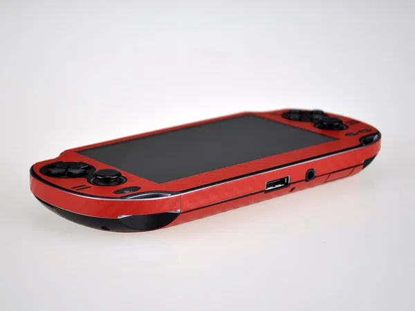 Красная виниловая наклейка из углеродного волокна для sony PS vita psv ita psv 1000 skins наклейка s для psv 1000