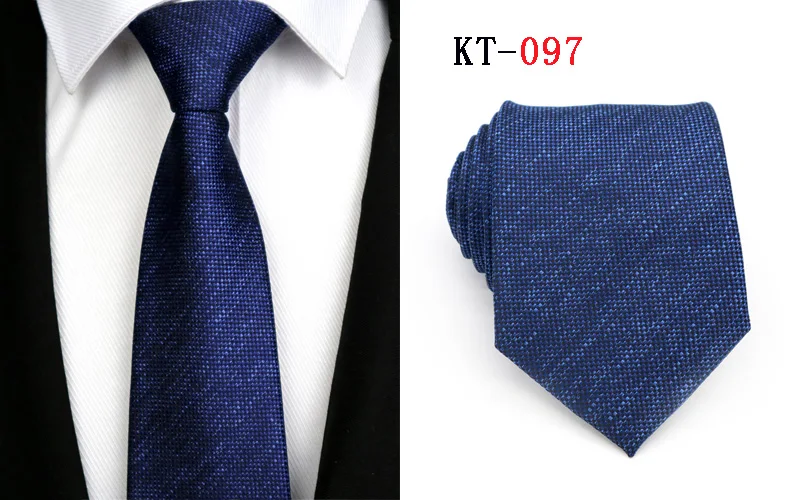 Высокое качество Классический галстук 8 см Для мужчин с полосатым свитером клетка, жаккард Тканые Аксессуары для галстуков товар для шеи