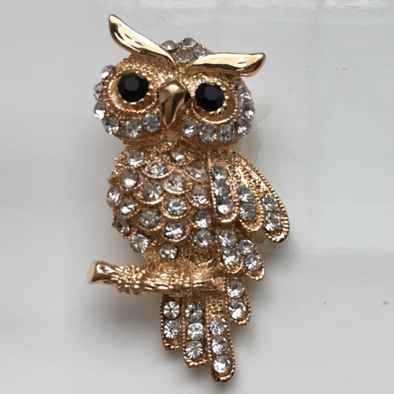 Large Bird Owls Vintage Brooches Antiques Bouquet Owle Pin Up Designer
