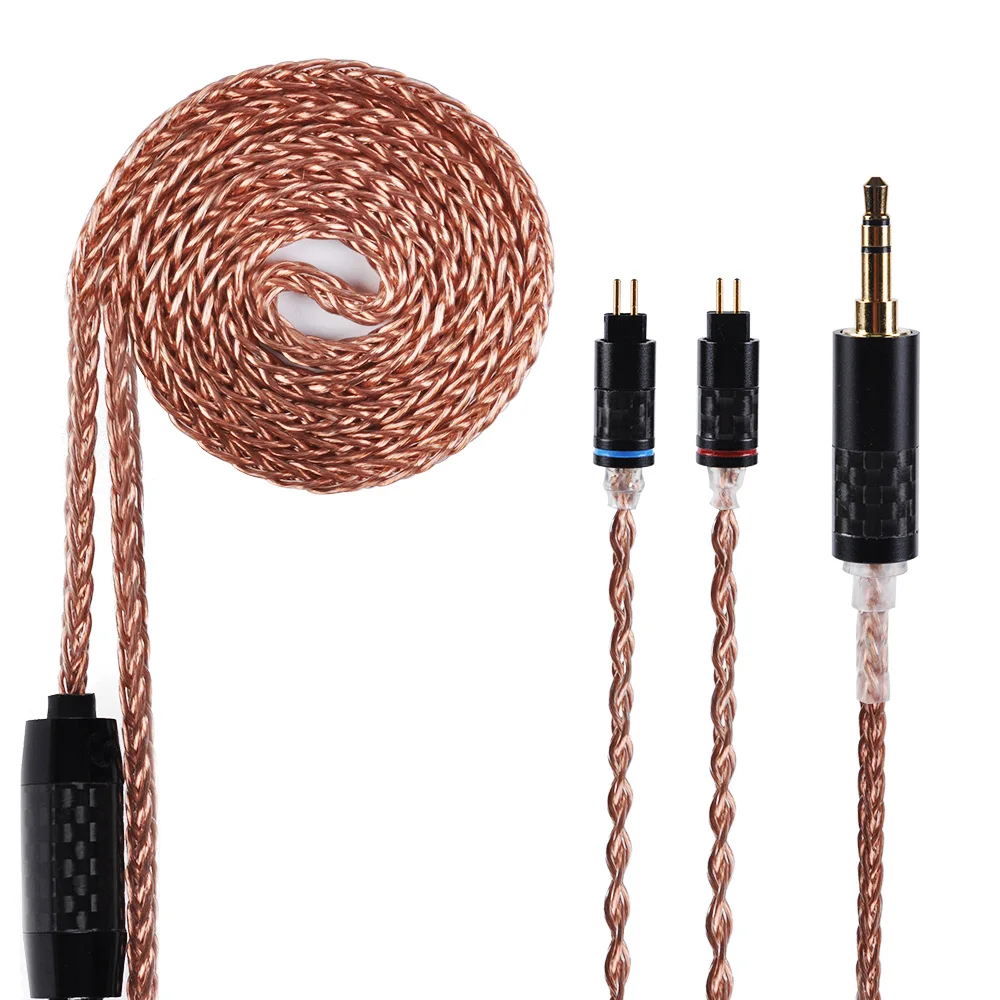 DIY 8 акций 23 ядра 0 78 мм 2 контактный кабель для Weston TFZ W4r Um3x KZ ZS10 AS10 наушники 3 5 4