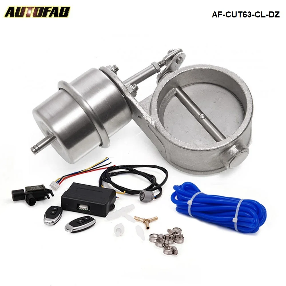 

2.5'' 63mm Closed Vacuum Exhaust Cutout Valve with Wireless Remote Controller Set AF-CUT63-CL-DZ