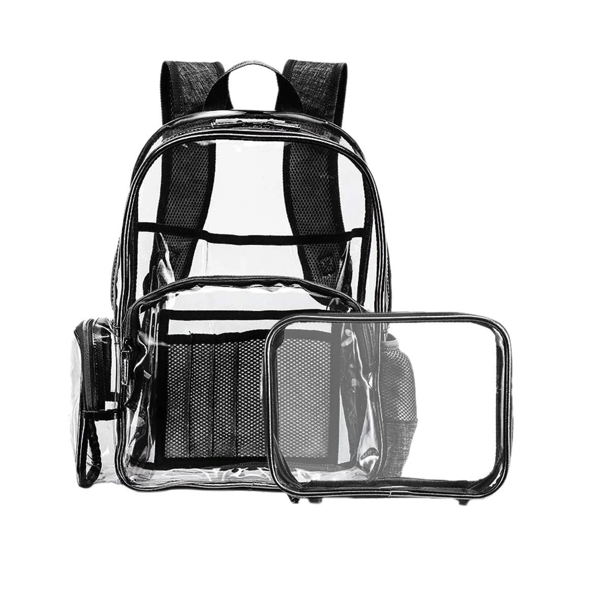 Clear Backpack for Girls Fit 15.6 inch Laptop School Bag Bookbag for