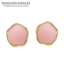 Neoglory, модные серьги, залакированные, Boho, эмалированные серьги, любовь, зажимные серьги-клипсы для женщин, подарки дружбы, новинка