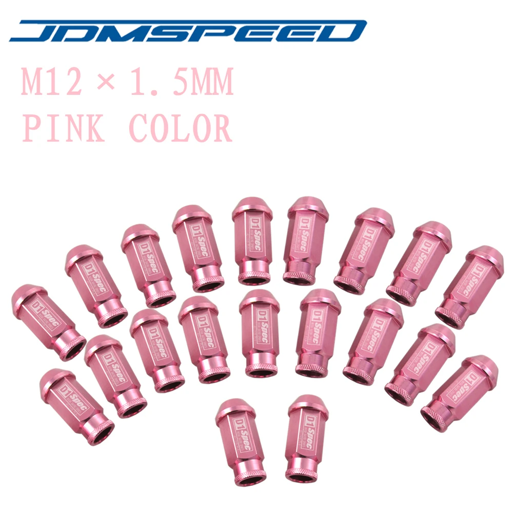 

Xpower -20pcs D1 Spec JDM Racing Wheel Lug Nuts Screw M12X1.5 for Honda Ford Toyota LS4G