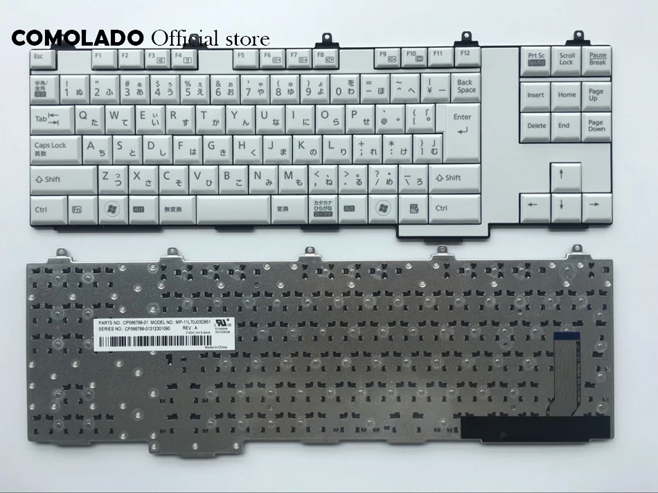 JP Japanese Keyboard For Fujitsu Lifebook AH572 white Laptop Keyboard JP Layout