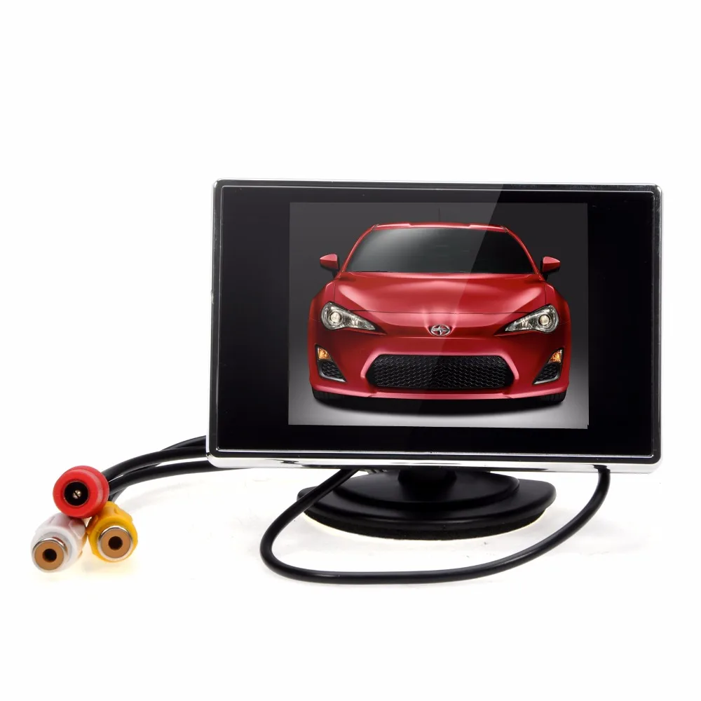 

kebidumei Car Monitor 3.5" TFT LCD Auto TV Car rear view camera monitor Parking Assist Backup Reverse Monitor Car DVD Screen