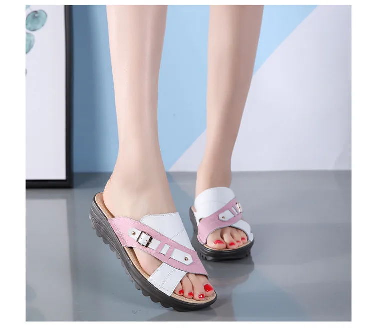 AH 1793-2019 Genuine Leather New Women Sandals-21