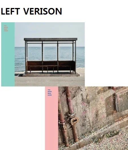 

BTS - YOU NEVER WALK ALONE - RANDOM COVER - Release Date 2017.02.14