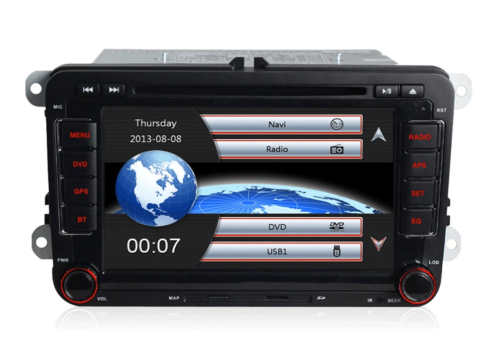 Best Navifly! 7" Car Radio DVD player GPS Navigation for skoda yeti superb rapid fabia octavia VW polo golf passat tiguan Seat RDS BT 2