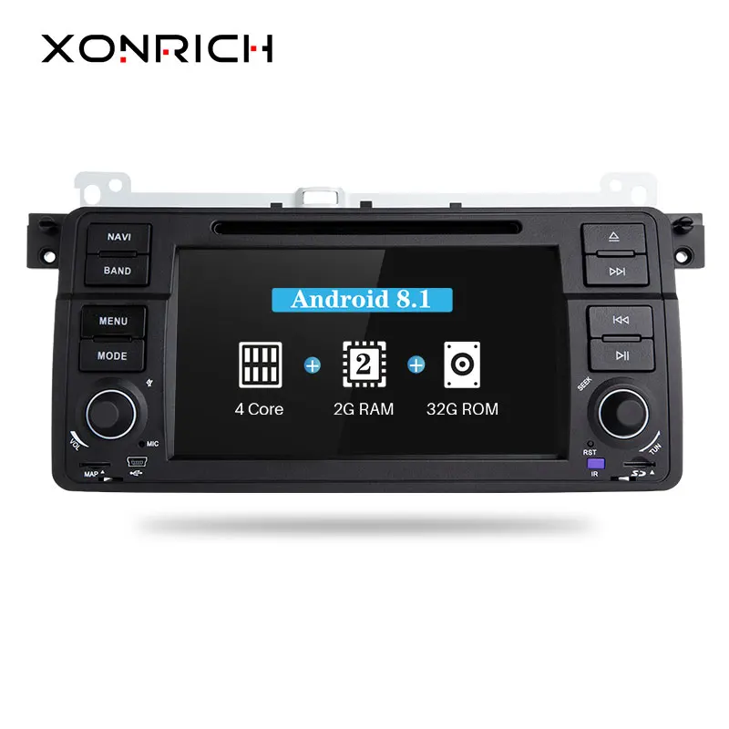 

Xonrich Car Multimedia Player 1 Din Android 8.1 DVD AutoRadio For BMW E46 M3 318/320/325/330/335 Rover 75 MG ZT GPS Navigation