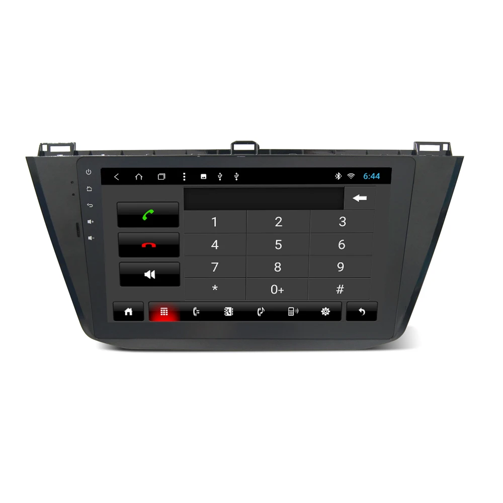 Flash Deal YAZH 1 Din Auto Radio For VolksWagen Tiguan 2017 Android Car Stereo 2GB 32GB Head Unit AUX 1080*600 HD 10.1 INCH GPS Navigation 3