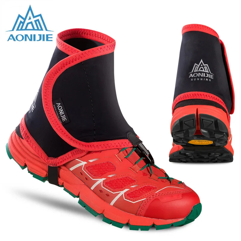 Aonijie Low Trail Running Gaiters Protective Wrap Shoe Covers Pair For Men Women Outdoor Prevent Sand Stone Aonijie Low Trail Running Gaiters Protective Wrap Shoe Covers Pair For Men Women Outdoor Prevent Sand Stone