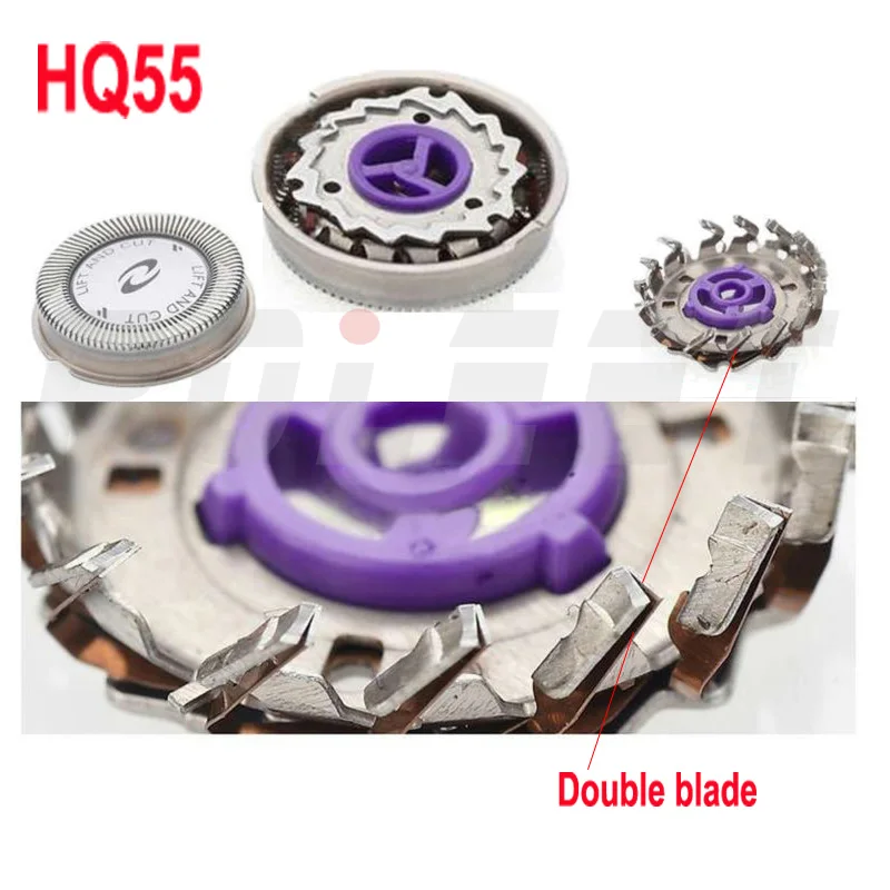 Free shipping New Replacement Shaver Head Razor Shaving Blade HQ55 for PhilipsHQ3 HQ56+ HQ4 6695 6879/HQ6695/HQ48 | Красота и