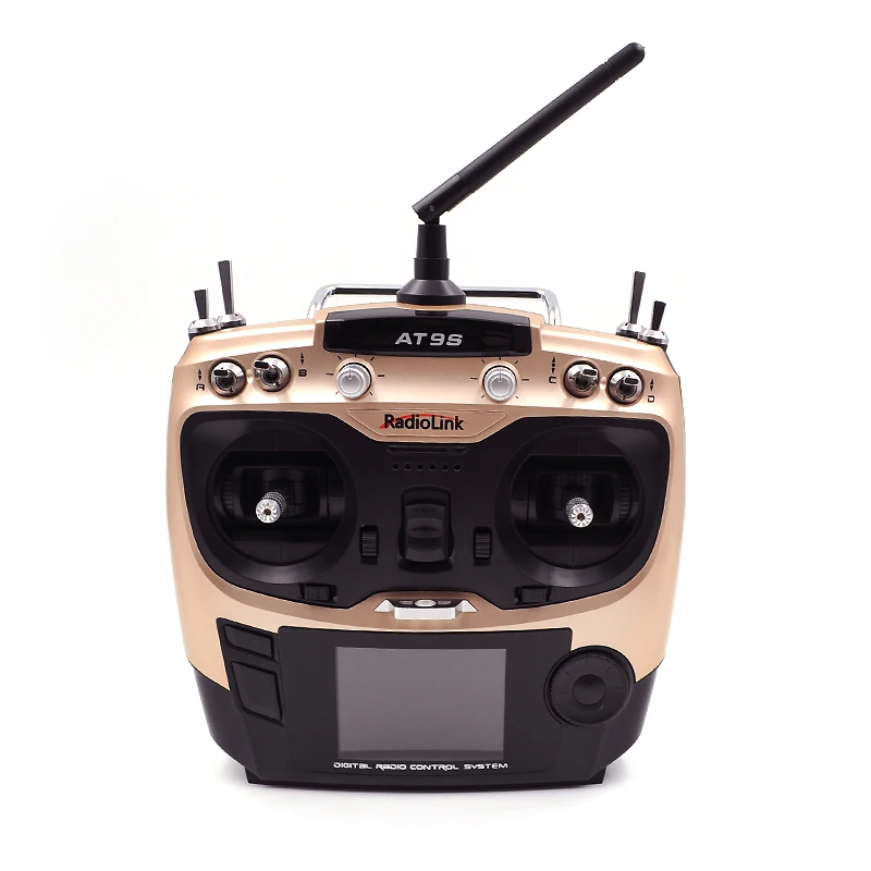 

Genuine original RadioLink AT9S Remote Control 2.4GHz ISM RADIO Transmitter & R9DS Receiver Supports DSSS and FHSS