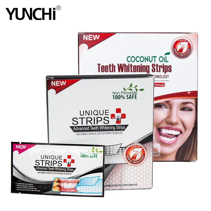 

Teeth Whitening Strip Nana Bamboo Charcoal Strong Absorption Strip Coconut Oil Non-peroxide Express Stain Remover Enamel Safe