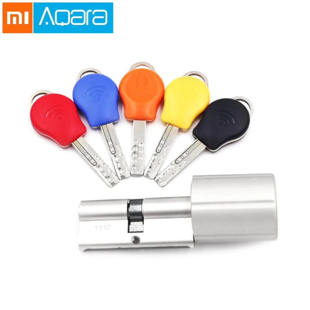 Оригинальный Xiaomi Aqara противоугонные дверные замки Блокировка ядро металлический
