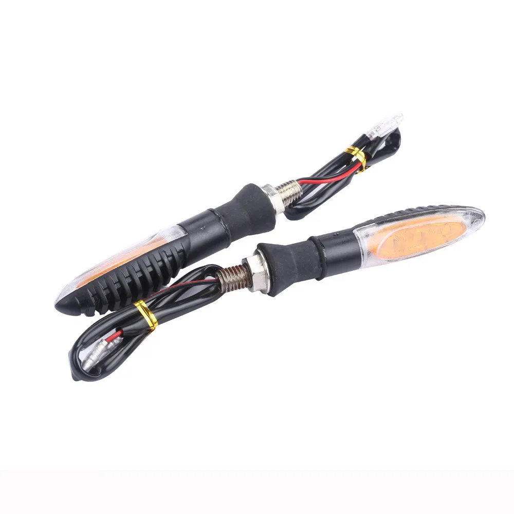 

2019 Bicycle accessories Unique and beautiful design Universal Motorcycle Bike 3 LED Amber Turn Signal Light Indicator Bulb