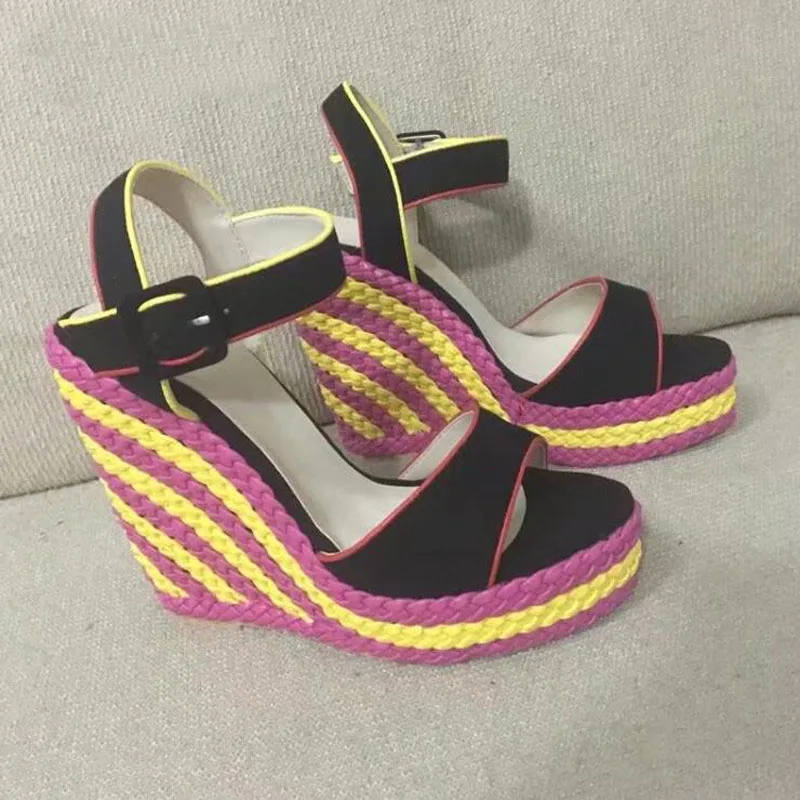 party wedge sandals