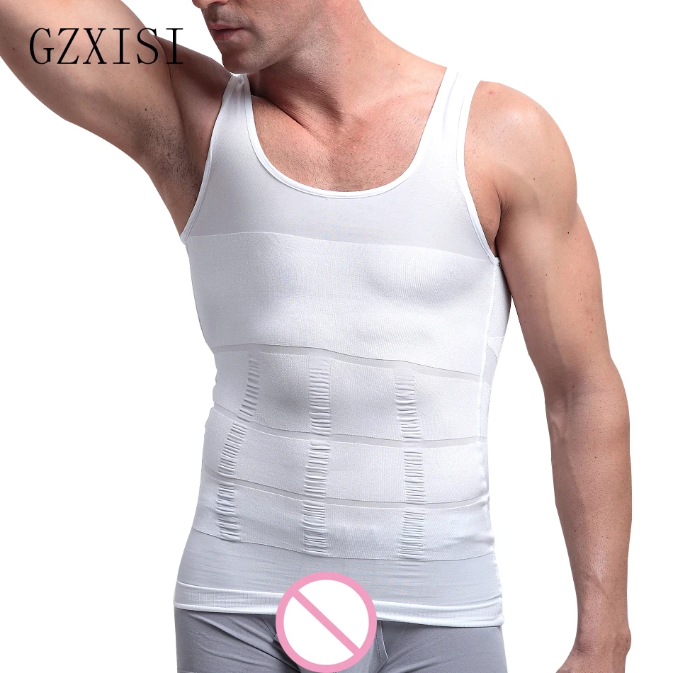 Men Slimming Underwear Body Shaper Waist cincher corset men shaper vest