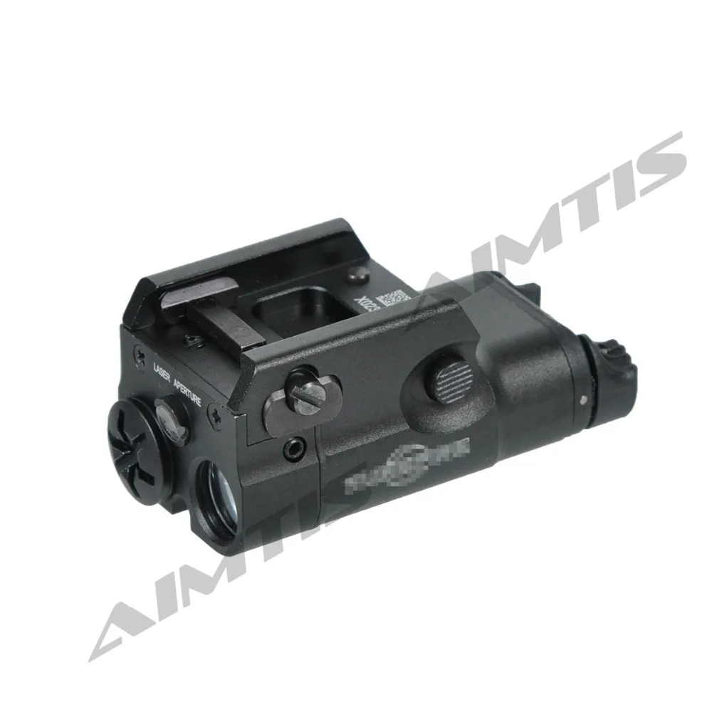 Lanterna com Ponto Aimtis Laser Compacto Pistola Vermelho Tático Led Mini Branca 200 Lumens Airsoft Lanterna Xc2 Luz 6 com ponto vermelho laser tático led mini