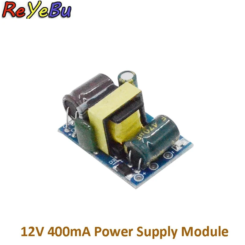

1Pce 12V 400mA AC-DC Isolated Power Buck Converter 220V to 12V Step Down 4.8W Module