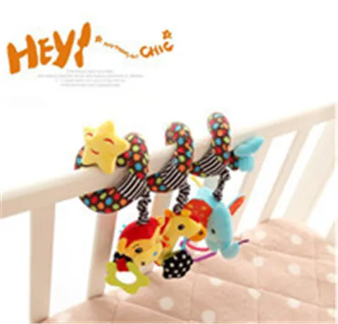6 видов конструкций подарок для ребенка многофункциональный ребенка кровать висит младенческой кроватки коляски новорожденных милые игрушки погремушки колокол - Цвет: 3