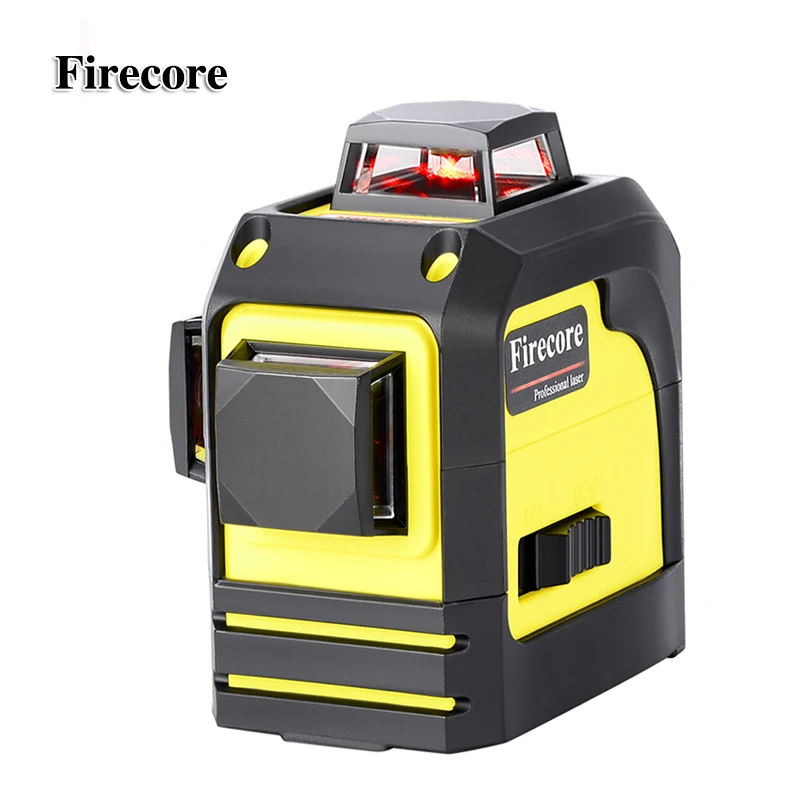 Firecore 12Lines 3D 93T Laser Level Self-Leveling 360 Horizontal And Vertical Cross Super Powerful Red Laser Beam Line