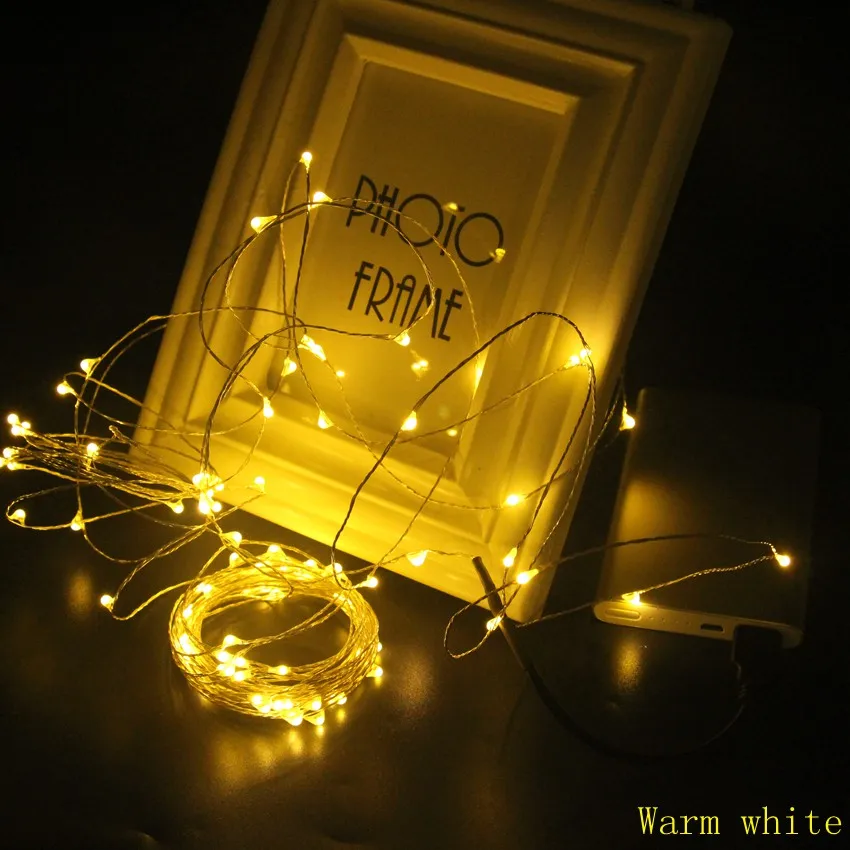 

Christmas Lights USB 5V 20m 10m 5m LED String Sliver Light Waterproof Fairy Lamp For Party Wedding Holiday LED Lights Garland De