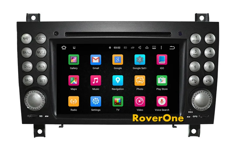 Sale RoverOne Android 7.1 Car Multimedia Player Radio Stereo For Mercedes R171 SLK200 SLK230 SLK250 SLK280 SLK300 SLK350 W171 SLK55 4
